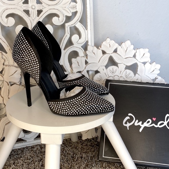 Qupid Women's Rhinestone Dress Pump! BRAND NEW IN BOX, SAME DAY SHIPPING! - Picture 13 of 15